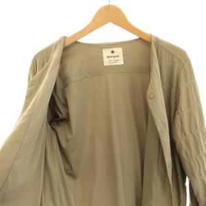 Snow Peak フレキシブルインサレーションカーディガン Flexible Insulated Cardigan ノーカラージャケット 中綿ジャケット