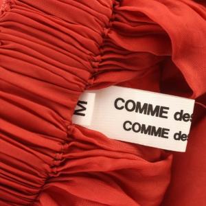 COMME des GARCONS COMME des GARCONS AD2005 コムコム スカート ロング 薄手 ニットパッチワーク M 赤 レッド