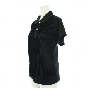 COMME des GARCONS COMME des GARCONS コムコム AD2006 シャツ ブラウス ポロシャツ 半袖 シアー プリーツ SS 黒 ブラック RS-T004