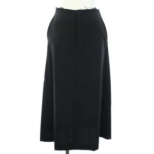 COMME des GARCONS AD2002 スカート ロング フレア ウール S 黒 ブラック GI-S025