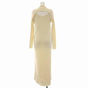 TODAYFUL 22AW Backlayered Rib Dress バックレイヤード リブ ワンピース ロング マキシ丈 長袖 38 M
