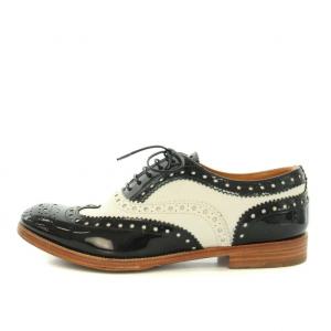 Church's BURWOOD オックスフォードシューズ ウイングチップ レザー 24.5cm ブラック