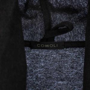 COMOLI 20SS R01-01013 ストールジャケット カシミヤ F ブラック