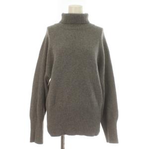 23AW ウールカシミヤタートルネックプルオーバー ニット 長袖 F グレー 23080200902040