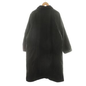 Barbour BURGHLEY ワックス ステンカラーコート ロング丈 オーバーサイズ アウター 40 カーキ