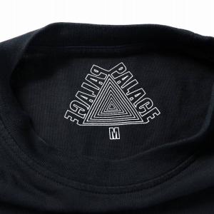 PALACE PISS HEAD T-SHIRT Tシャツ カットソー 半袖 クルーネック ロゴ 刺繍 コットン M 黒 ブラック