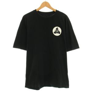 PALACE Tri-Tex T-Shirt トライテックスTシャツ カットソー 半袖 クルーネック ロゴ プリント M 黒 ブラック