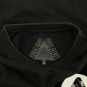 PALACE Tri-Tex T-Shirt トライテックスTシャツ カットソー 半袖 クルーネック ロゴ プリント M 黒 ブラック