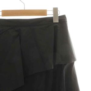 3.1 phillip lim 20SS フレアスカート ロング ミモレ マキシ アシンメトリー フリル 0 S 黒 ブラック