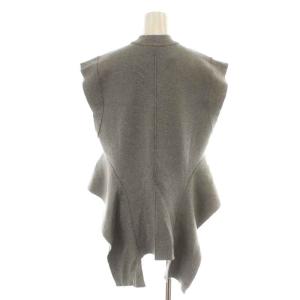 UN3D. 22AW ニット フレンチスリーブ ハイネック F グレー