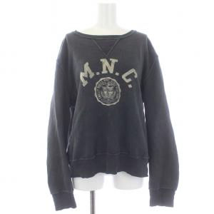 19AW スウェット トレーナー 製品染め ロゴ プリント 長袖 グレー 19070500705030