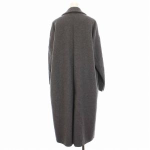 ENFOLD 17AW トップリバー チェスターコート ロング アウター 38 M グレー 300AA130-0840