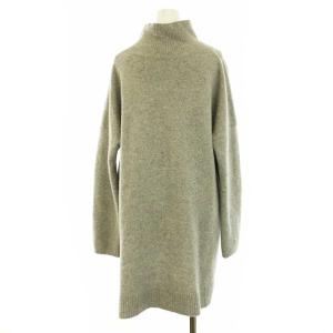 nagonstans ニット セーター 長袖 オーバーサイズ カシミヤ混 38 M グレー