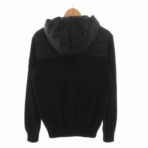 CANADA GOOSE Hybridge Knit Hoody ダウン ニット ジャケット  切替 M ブラック 6900M