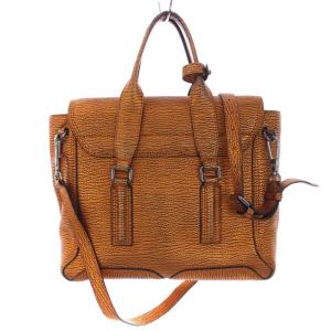 3.1 phillip lim パシュリ ハンドバッグ ショルダーバッグ 2WAY レザー テラコッタ AP14-0179SKC