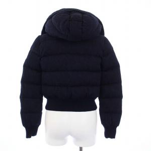 MONCLER SOTIRIA ダウンジャケット デニム クロップド丈 ジップアップ 00 ネイビー