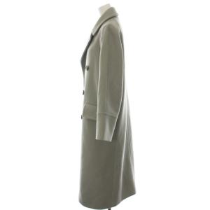 BEAUTY&YOUTH UNITED ARROWS HAMILTON WOOL MIX ロングPコート チェスターコート ダブル 総裏地 ウール S 緑 グリーン 1625-144-4725