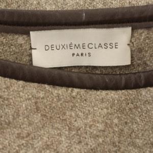 Deuxieme Classe ワイドポンチョコート ポンチョ ケープ コート ウール F ベージュ