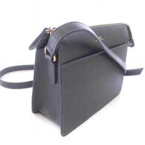 A.P.C. ELLA MINI ショルダーバッグ ポシェット レザー グレー