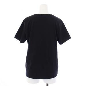 CELINE 20SS Je t'aime Tシャツ カットソー 半袖 ロゴ L 黒 ブラック 2X406768J