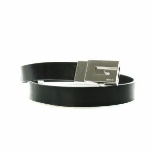 GUCCI ベルト ロゴ レザー 黒 ブラック
