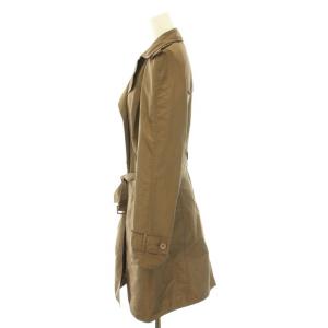HERNO トレンチコート アウター ミドル ベルト 42 M 茶 ブラウン