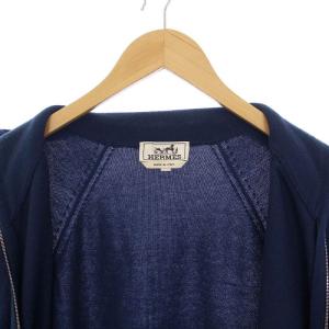 HERMES ドライバーズニット M ネイビー