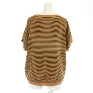 23区 VINGT-TROIS ARRONDISSEMENTS 21SS ニット カットソー フレンチスリーブ ボーダー 大きいサイズ