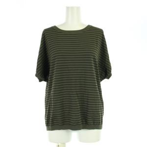 23区 VINGT-TROIS ARRONDISSEMENTS 22SS カットソー クルーネック ストレッチ 半袖 ボーダー柄 46