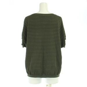 23区 VINGT-TROIS ARRONDISSEMENTS 22SS カットソー クルーネック ストレッチ 半袖 ボーダー柄 46