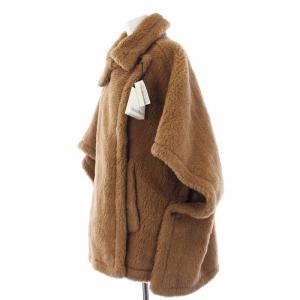 Max Mara 2347360833 TEBE TEDDY COAT ボアケープ ブラウン