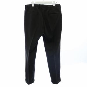 GTA SLIM スラックス センタープレス ウール ロールアップ 50 XL 黒 ブラック