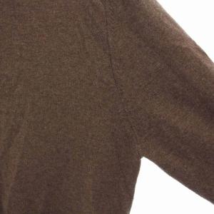 BALLANTYNE ニット ジャケット カーディガン カシミヤ100％ ジップアップ 長袖 48 M 茶