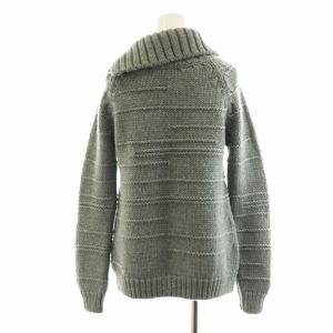 CIVIDINI ニット セーター 長袖 タートルネック ウール 40 M グレー