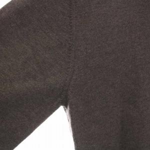 ETRO セーター ニット ウール ハーフジップ 長袖 XS グレー ブラウン