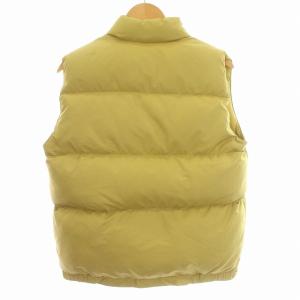 Crescent Down Works ダウンベスト ナイロン USA製 S イエローベージュ