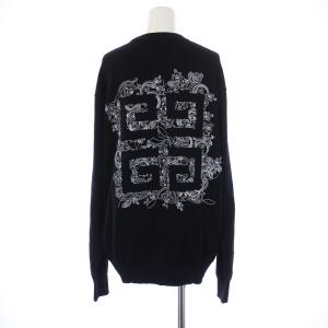 カシミヤ 4Gロゴ ニット セーター 長袖 クルーネック S ブラック