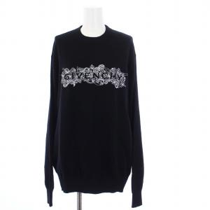 GIVENCHY カシミヤ 4Gロゴ ニット セーター 長袖 クルーネック S ブラック