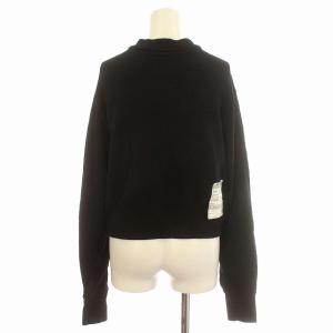MIHARA YASUHIRO Deformation short pullover スウェット リメイク トレーナー 36 S 黒 ブラック