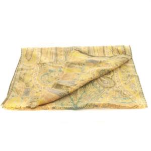 ETRO ストール シルク混 総柄 マルチカラー