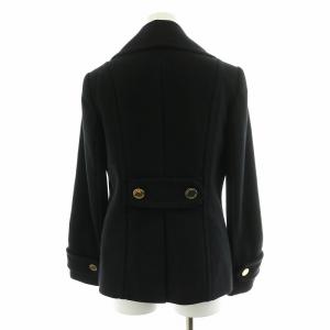 TORY BURCH ピーコート ピーコート 金ボタン ウール 2 S 黒 ブラック