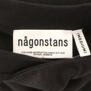 nagonstans 22AW ロンT 長袖 Tシャツ カットソー M チャコールグレー