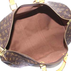 LOUIS VUITTON キーポル50 ボストンバッグ ハンド モノグラム レザー ブラウン M41426
