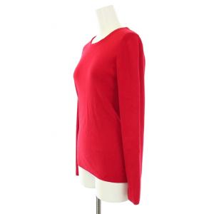 ENFOLD 19SS フルニードルTOP ニット セーター 長袖 クルーネック 38 M 赤 レッド 300CS170-3180