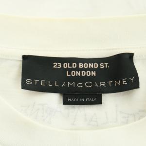 STELLA McCARTNEY 20AW 23 OLD BOND ST. LONDON Tシャツ カットソー 半袖 コットン イラストプリント XS 白 ホワイト