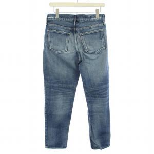 upper hights THE LADY デニム パンツ ジーンズ ダメージ加工 テーパード 25 M 青 ブルー 280279