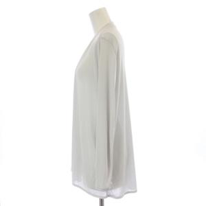 23区 23SS カーディガン トッパー シースルー スプリング 38 M グレー