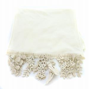 mina perhonen forest parade ストール スヌード レース 白 ホワイト ベージュ