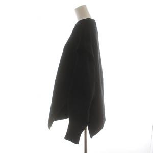 CLANE 21AW 2WAYスラントニットトップス セーター 長袖 ウール 1 S 黒 ブラック 11106-1272