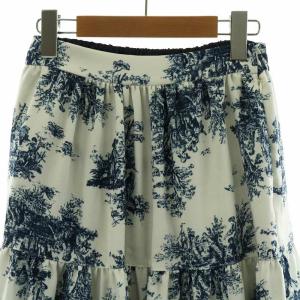 Ameri VINTAGE UNDRESSED 19AW AVA TULLE DOCKING SKIRT フレアスカート ミモレ ロング S 白 ホワイト